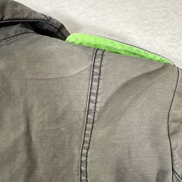 GAP Women's Charcoal Utility Jacket Size L - Picture 4 of 5